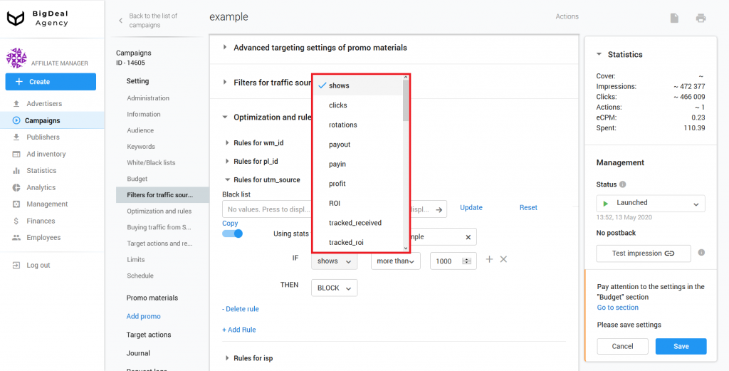 How to set up Automated Rules in Campaign