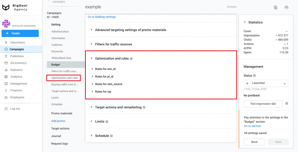 How to set up Automated Rules in Campaign