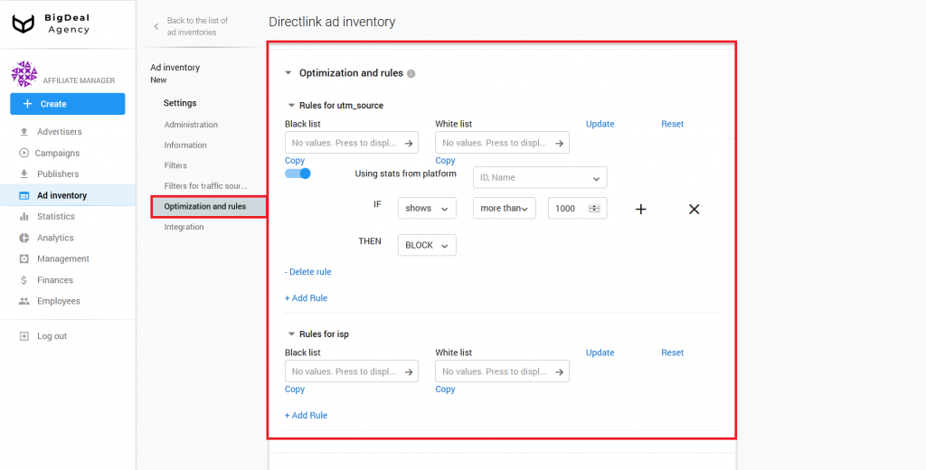 Directlink creation and Integration Guide for Publishers