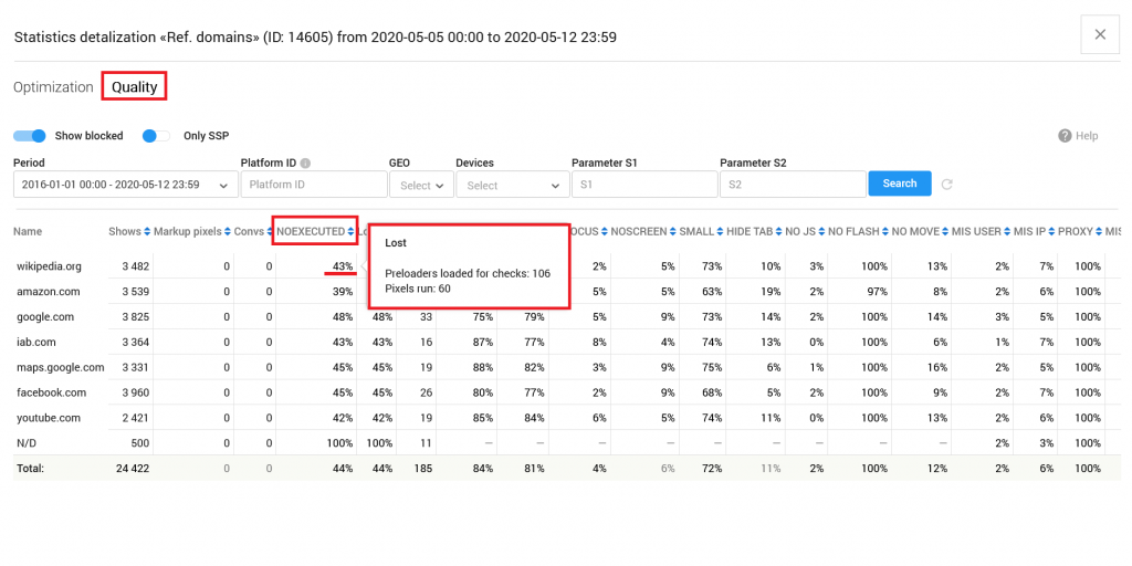 Setup JSTDS Filters in Campaigns