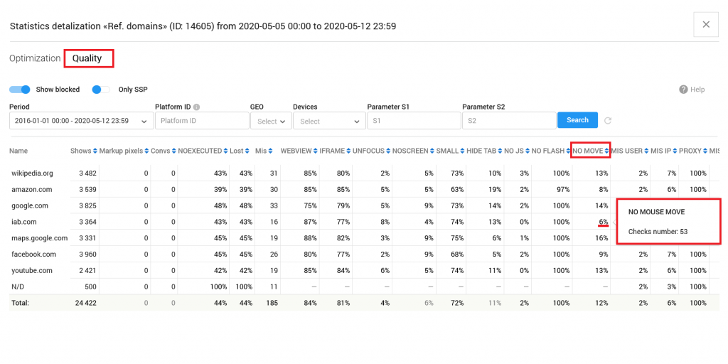 Setup JSTDS Filters in Campaigns