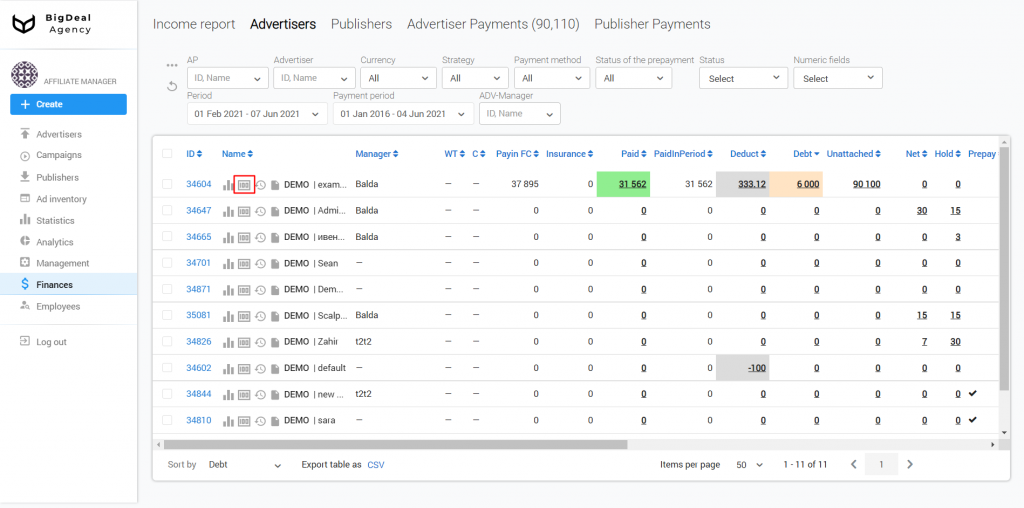 Confirmation of Payments by Advertisers and Publishers