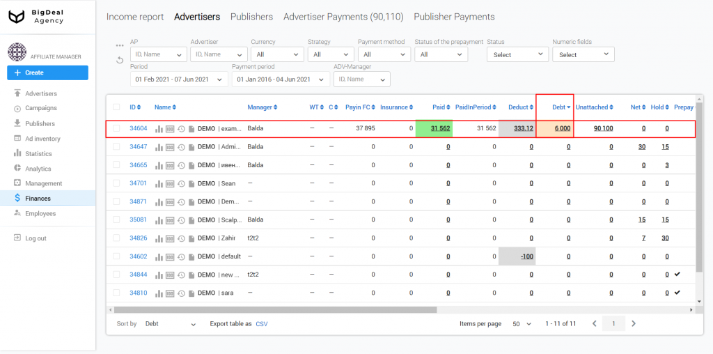 Confirmation of Payments by Advertisers and Publishers