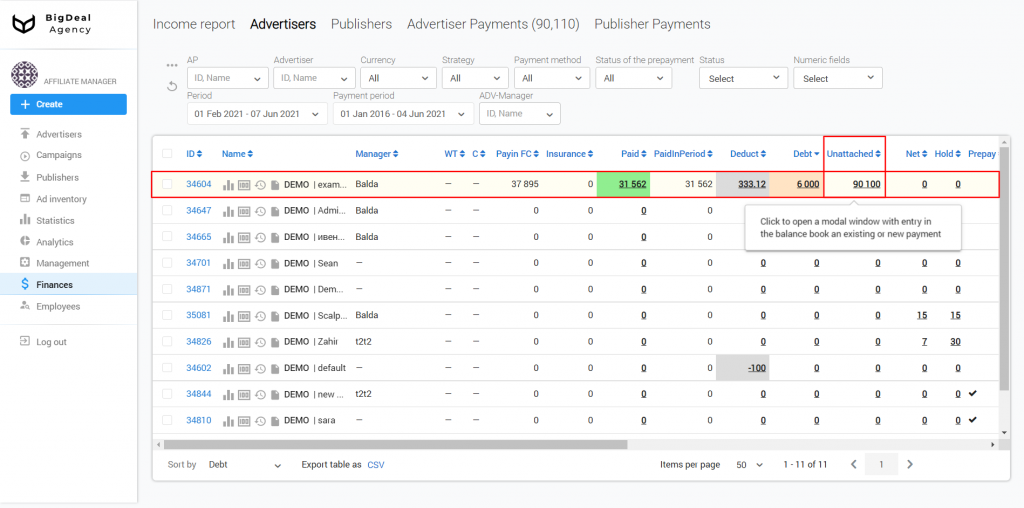 Confirmation of Payments by Advertisers and Publishers